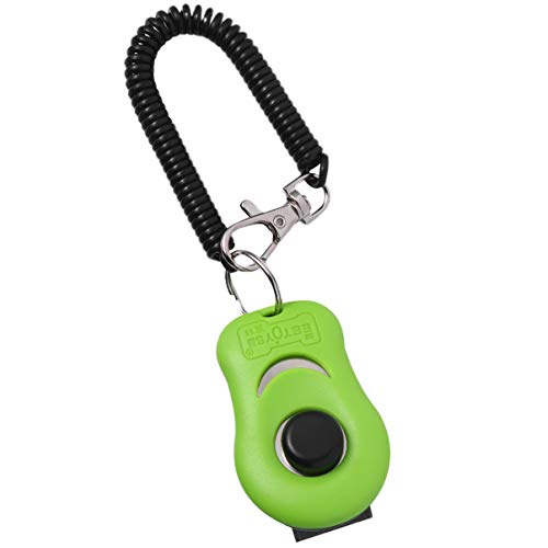 POPETPOP Clicker Treinamento para CÃ£es Com Pulseira de Pulso Clicker Treinamento para Animais de Es
