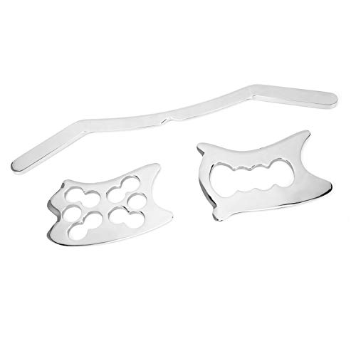 Narzędzia do skrobania Tyenaza Gua Sha, płyta do skrobania Gua Sha ze stali nierdzewnej, narzędzia do masażu ciała na szyję, ramię