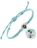 SUPHELPU Custom Bracelets with Picture inside, Customized Projection Bracelets with Photos, Picture Bracelet Personalized Photo, Anniversary Memorial Gifts for Women/Men/Family/Friend/Dog/Cat