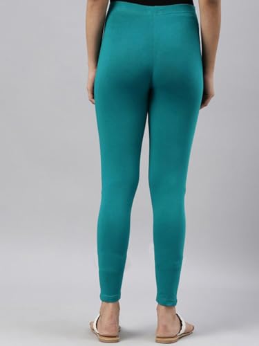 Image of JUNEBERRY Cotton Lycra Skinny Fit Leggings for Women & Girls (Sizes: S to 2XL) (Colors: Black, Beige, White, Grey, Brown, Pink & Wine)