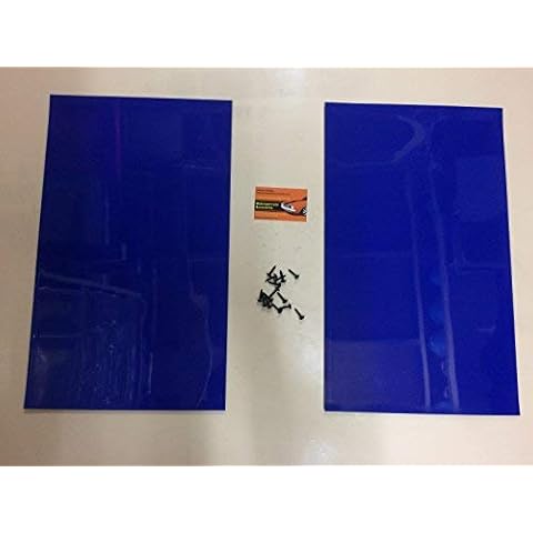Motorsportandaccessories RALLY MUDFLAPS BLUE 500mm x 300mm 3MM PVC - PAIR MUDFLAPS - MSA RALLY MUDFLAPS Cover
