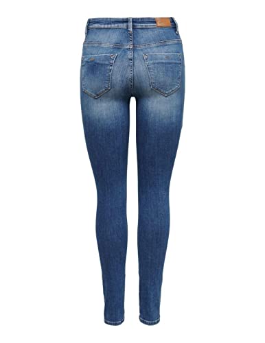 ONLY Damen Onlforever High Life Hw Sk Rea958 Noos Jeans, Medium Blue Denim, M / 32L EU