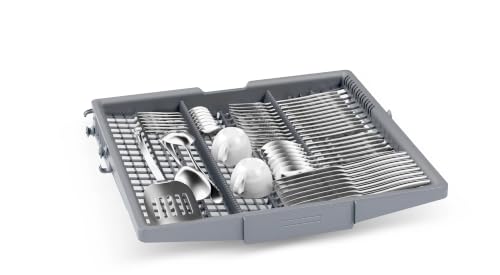 Image of Bosch Series 6 15 Place Settings Free Standing Dishwasher with Zeolith Drying, Home Connect Wi-Fi, Intensive Kadhai Program, EcoSilence Drive, Anti-Fingerprint Finish, SMP6HMI00I, Brushed Steel