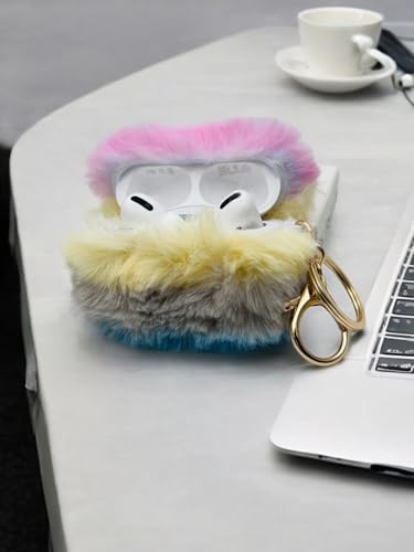 Image of SE HUB Earphone Case Cover Compatible with AirPods Case Cover | Soft Fur Skin Buds Full Protection Cover