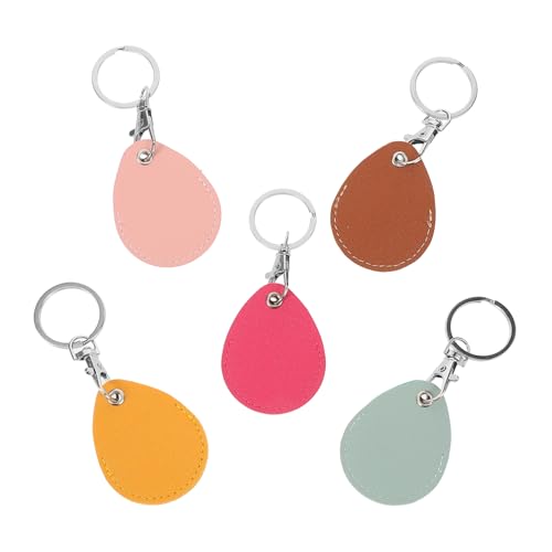 VERDANVERSE 5piezas Funda De Tarjeta De Acceso Con Llavero De Pu