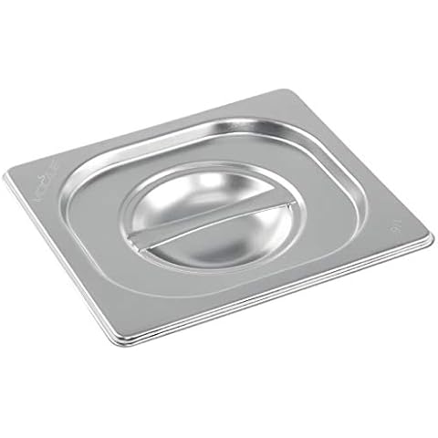 Vogue Stainless Steel 1/6 Gastronorm Pan Lid Cover