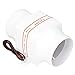 HKINBAS Fit for 4in 270CFM in Line Bilge Air Blower 12V High Airflow Anti corro sion Marine Boat Accessory