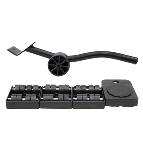 Yilceemy 5 pièces Kit de Deplace Meuble a Roulette, Meubles Furniture Lifter Set, contient 4 roulettes de meubles + 1 élévateur de charge, adapté au...