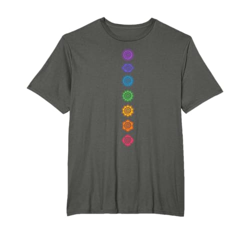 Chakra, buddhism, swirl, rainbow, yoga, symbol, spirituality T-Shirt