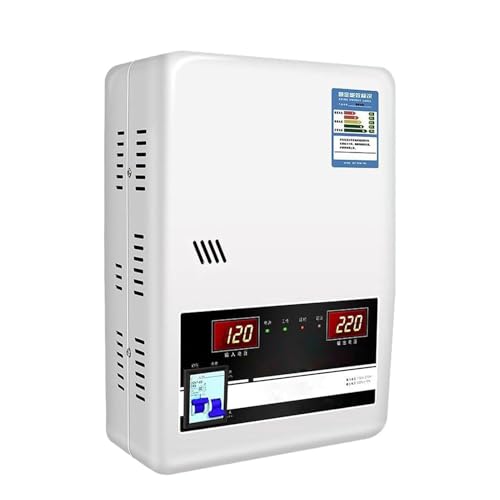 High Precision 20000W Automatic Voltage Stabilizer for Home Use, Ultra Low Voltage Stabilizer with Dual LCD Display, Single Phase Power Supply Solution