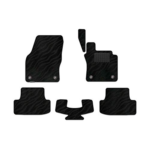 Hotfield VW フォルクスワーゲン 互換品 T-Roc Tロック A1D系 フロアマット/WAVEブラック