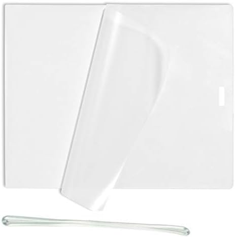 Heat Activated Luggage Tag Laminating Pouches with 6” Attachment Loops 2-1/2" x 4-1/4" x 7 mil 2 Sides (64mm x 108mm x 175mic 2 Sides) with Slot Hole one Short Edge [Packed 500 of Each] Clear Gloss