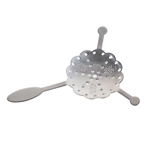 Absinthe Spoon, 1x 304 Stainless Steel Cocktail Glass Cup Drinking Filter Wormwood Spoon for (Plum Absinth Spoon)