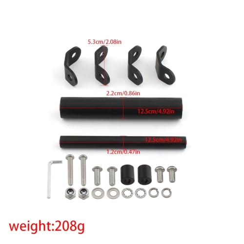 Support téléphone portable CFMOTO 675SR-R orientable à fixation stable - 4