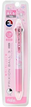 （10:30時点） サンリオ(SANRIO) フリクションボール3スリム マイメロディ ポリカーボネート ボール径:0.38mm インク色:黒、赤、青 ノック式 927872