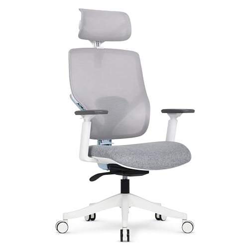 Cadeira Office DT3 Yura, ergonomica em Mesh DT3 Vintex-Y™+Tecido ...