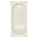 American Standard 2392202.222 Princeton 60 in. x 30 in. Americast Above-Floor Rough-In Bathtub with Left Drain and Built-In Overflow, Linen