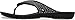 Crocs Women's Kadee II Flip Flops, Diamante Black, 7 M