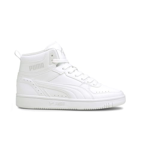 PUMA Kids Boys Rebound Joy High Sneakers Shoes Casual - White - Size 4.5 M