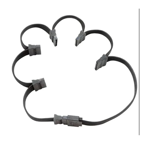 Cable Extensión SATA 15pin Macho a Hembra 5-cables miniatura 7