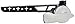 Delta Faucet Delta Ara Wall Mount Hand Shower with H2Okinetic