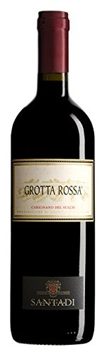 1 bottiglia x 0.75 l - Carignano del Sulcis Doc Grotta Rossa, Cantina di Santadi. Vino rosso sardo a base Carignano