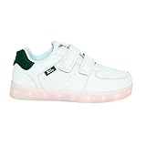  XTI 54623, Zapatillas Niños, Blanco/Verde, 34