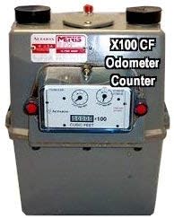 250 CFH Itron Metris Gas Meter SPECIAL: Temperature Correction. + Pulse Output