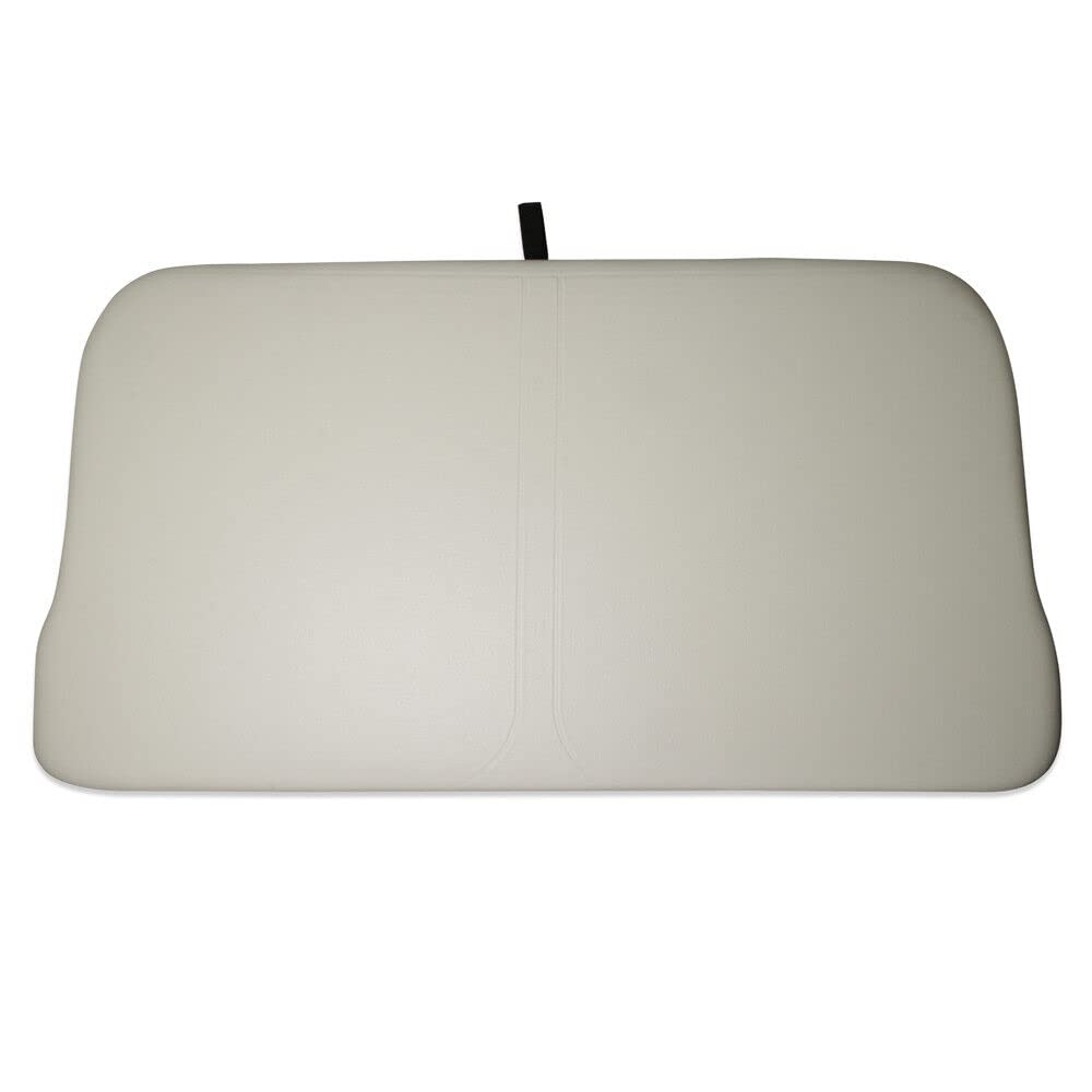 Buggies Unlimited Golf Cart Seat Bottom Cushion Compatible with EZGO Marathon | Seat Bottom Replacement | Fits 1971-1994 Gas Models (White)