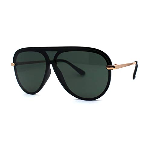 Luxury Half Rim Officer Style Racer Retro Fashion Sunglasses2