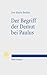 Der Begriff Der Demut Bei Paulus (German Edition)