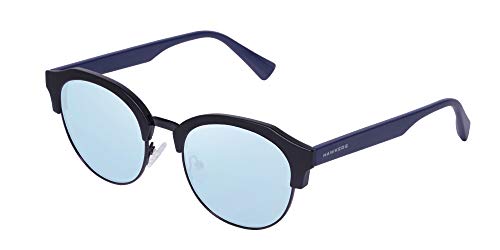 Photo de Hawkers mixte adulte Black Navy Blue Chrome Classic Rounded Montures de lunettes, Noir (Negro/Azul), 60