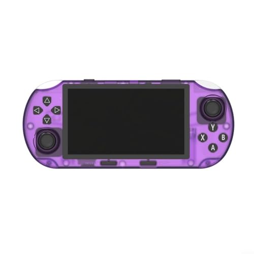 Sandyseptember Console di gioco portatile retrò portatile con display IPS da 4,5 pollici, 20000 giochi classici precaricati (viola)