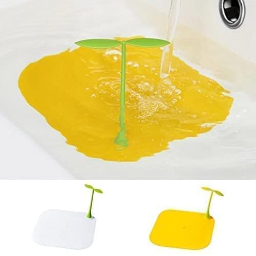 Image of Stanley Sprouts Floor Drain Toilet Floor Anti-Smell Cover Silicone Bean Sprouts Floor Sink Filter Sewer Deodorant Cover Silicone Filter Bathroom Hair Catcher Multicolor(1 PCS) (1) (2)