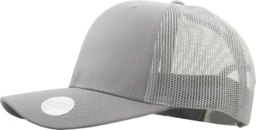 Image of Classic 6 Panel Cotton Twill Mesh Trucker Cap Hat Adjustable Snapback Hat