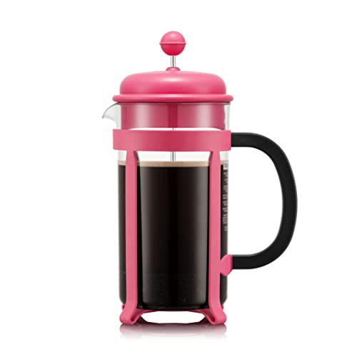 Bodum Java Francés Prensa Café Fabricante 1 Litro Capacidad, Bubblegum
