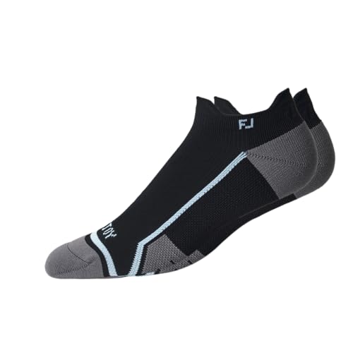 FootJoy Women's TechD.R.Y. Roll Tab, Black, Fits Shoe Size 6-9