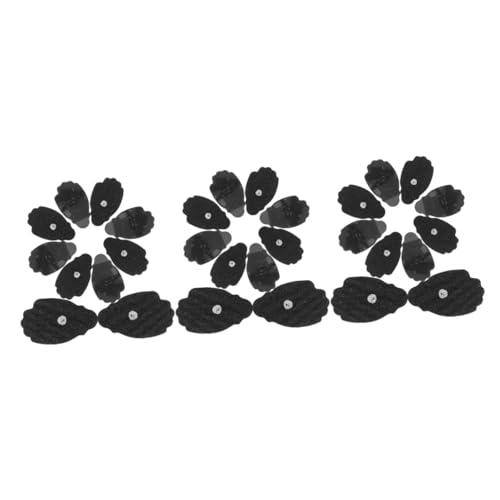 Ipetboom 3 Juegos Reutilizables Cojín Masaje Colchoneta Masajeadora De Telas No Tejidas Para El Hogar Profesionales Hidrogel No Tejido Black 10 Uds * 3