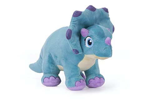 Posh Paws Dinky Dinosaurier, 25 cm, Triceratops Dinosaurier, Plüschtier