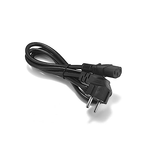 Cable de alimentación conector europeo ángulo 2 redondo miniatura 4