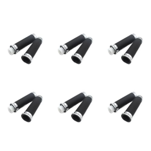 Puños de goma de 25mm para manillar de moto custom compatibles con Steed 400 y VLX 600