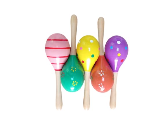 THE GIFT FACTORY"" Set of 5-Pieces Kids Shakers Assorted Learning Developmental Toys