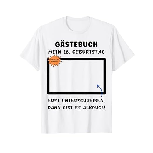 Libro de visitas 16 cumpleaños decoración de cumpleaños niña niño Camiseta