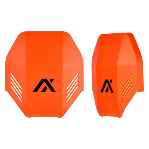AXIL MX PRO, MX Electronic & MX Passive Earmuff Plates - 1 Set - Universal Fit for – Quick-Swap Snap-On Design, Durable Polymer, Tool-Free Installation – Blaze