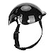 Pet Helmet Dog Hard Hat Small Dogs Motorcycle Helmet UV Protection Windproof Snowproof Adjustable Belt Bike Cat Hat Outdoor Riding Puppy Cap, for Small Medium Dog Black (M)