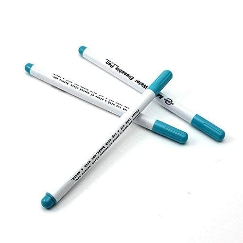 Image of Divyanshi Water Erasable Marker Pen | Ideal for Sewing, Boutique, Quilting, Alteration, Tailoring and Fashion Designing | Writing Marking on Fabric, Cloth and ETC - Pack Of 2 Pcs