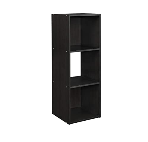 Onespace 3-Cube Shelf Organizer, Cube Bookcase For Home Or Office, Espresso #TOP14
