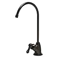 Lead-Free Oil Rubbed Bronze Kitchen Drinking Water Faucet, Compatible with 1/4" & 3/8" Water line, Tall Loop Style Kitchen Sink Faucet, Non Air Gap