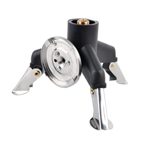 WHAMVOX Convertidor para Estufa Camping Portátil Cabezal Resistente para Hornilla de Gas Butano Accesorio para Cocina al Aire Compatible con Quemadores de Gas