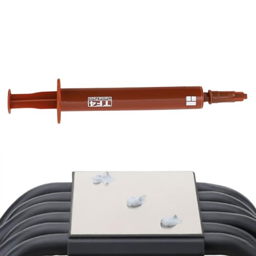 Ristyur Pasta Termica | Conduttività Termica Fai da Te per Prodotti elettronici da 50 g | Grasso siliconico per Pasta Termica per dissipatore di Calore CPU ad Alte Prestazioni per Chip